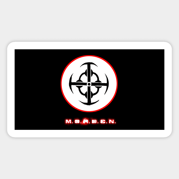 M.O.R.D.E.N. Flag Sticker by asylazhov